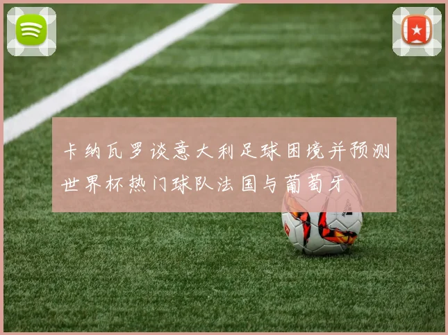 卡纳瓦罗谈意大利足球困境并预测世界杯热门球队法国与葡萄牙